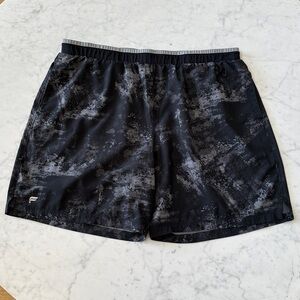 Fabletics Black and Gray Athletic Shorts